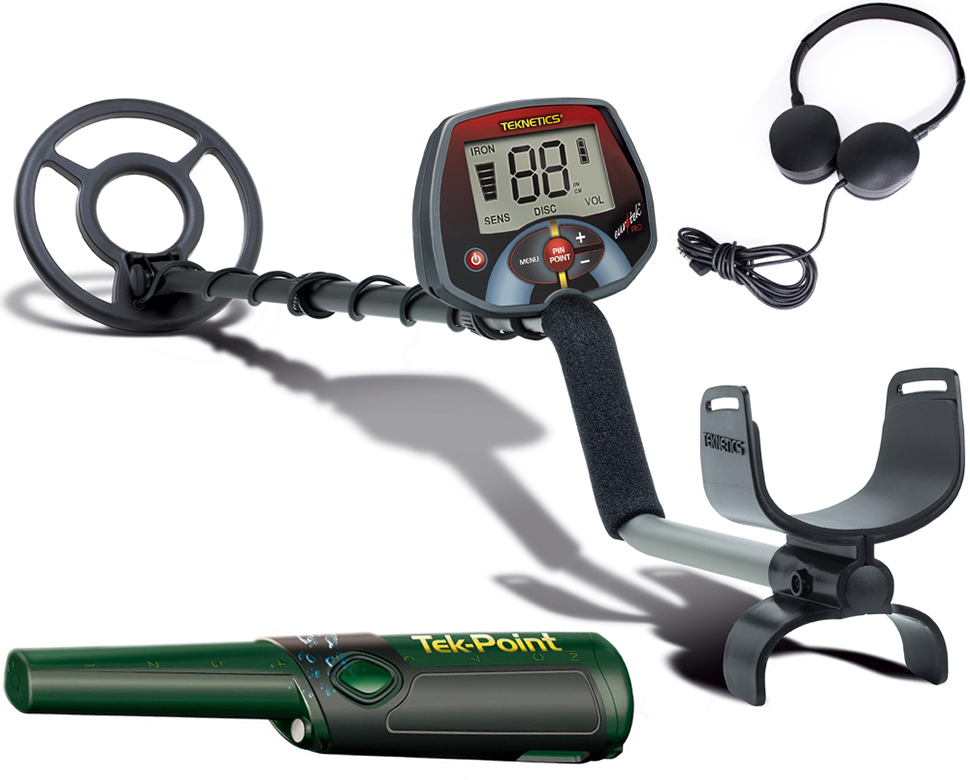 Teknetics Eurotek Pro metaaldetector met Tek-Point pinpointer