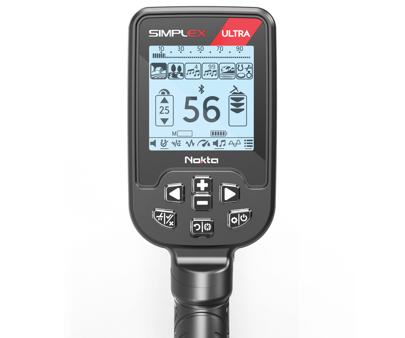 Nokta Simplex Ultra Metaaldetector met Bluetooth hoofdtelefoon