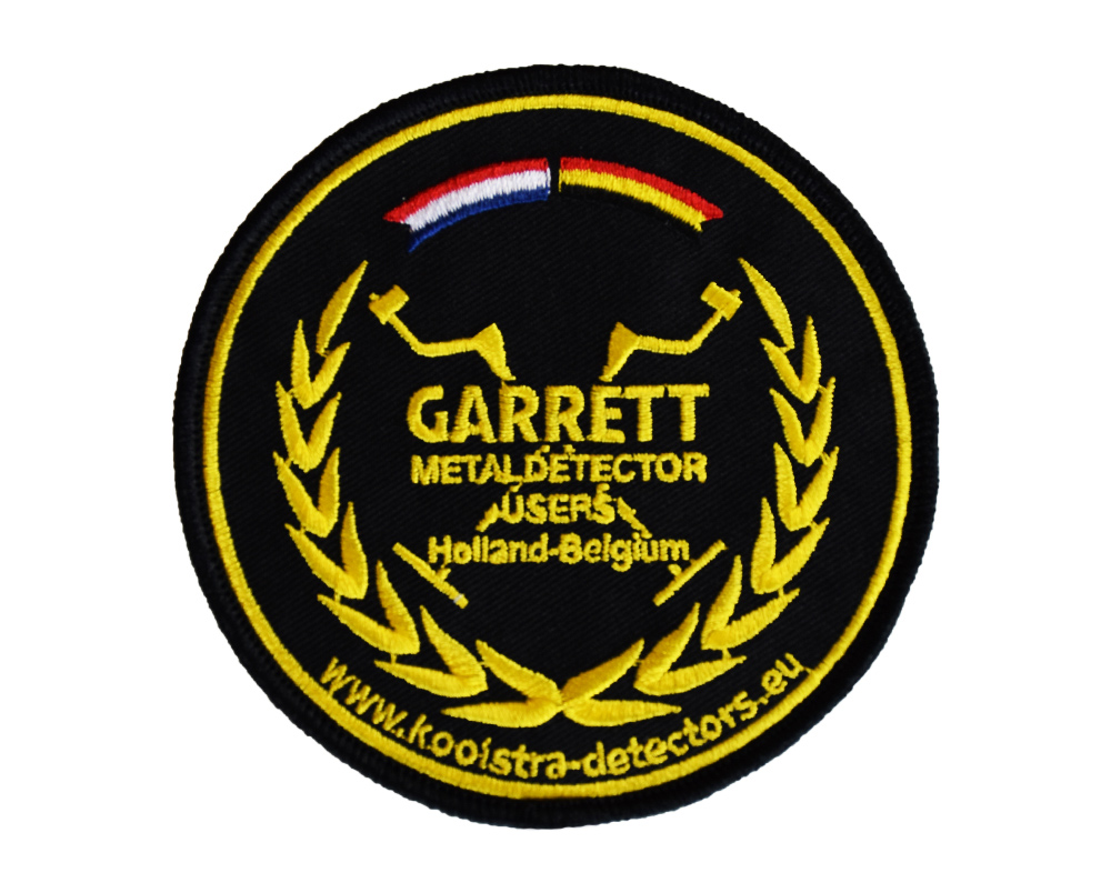 Team Garrett Metaldetector Users Holland Belgium patch