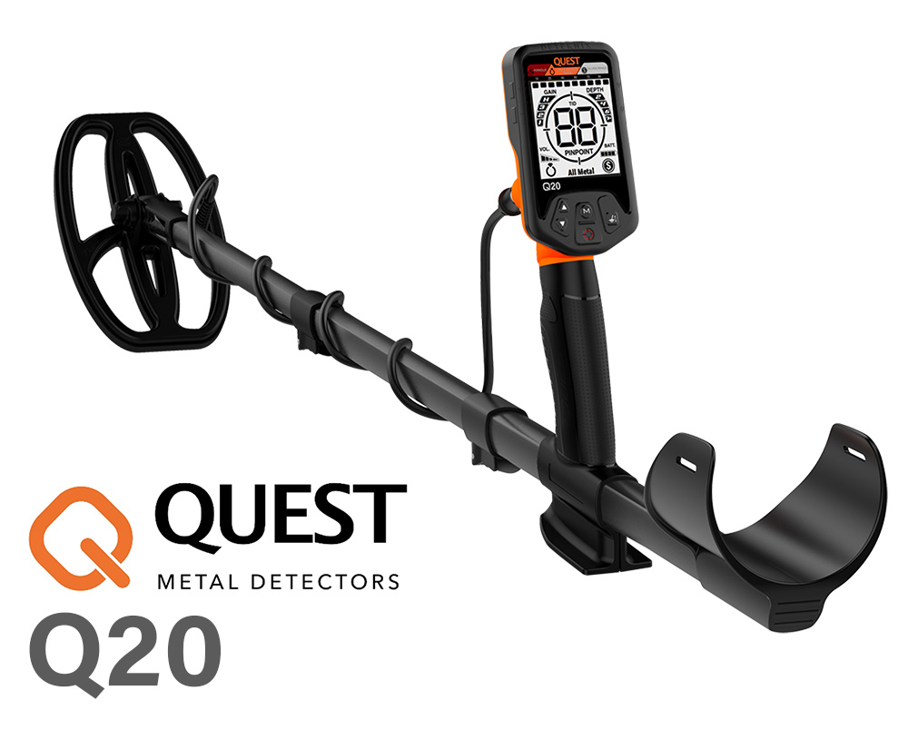 Pas ingeruild / Quest Q20 digitale metaaldetector