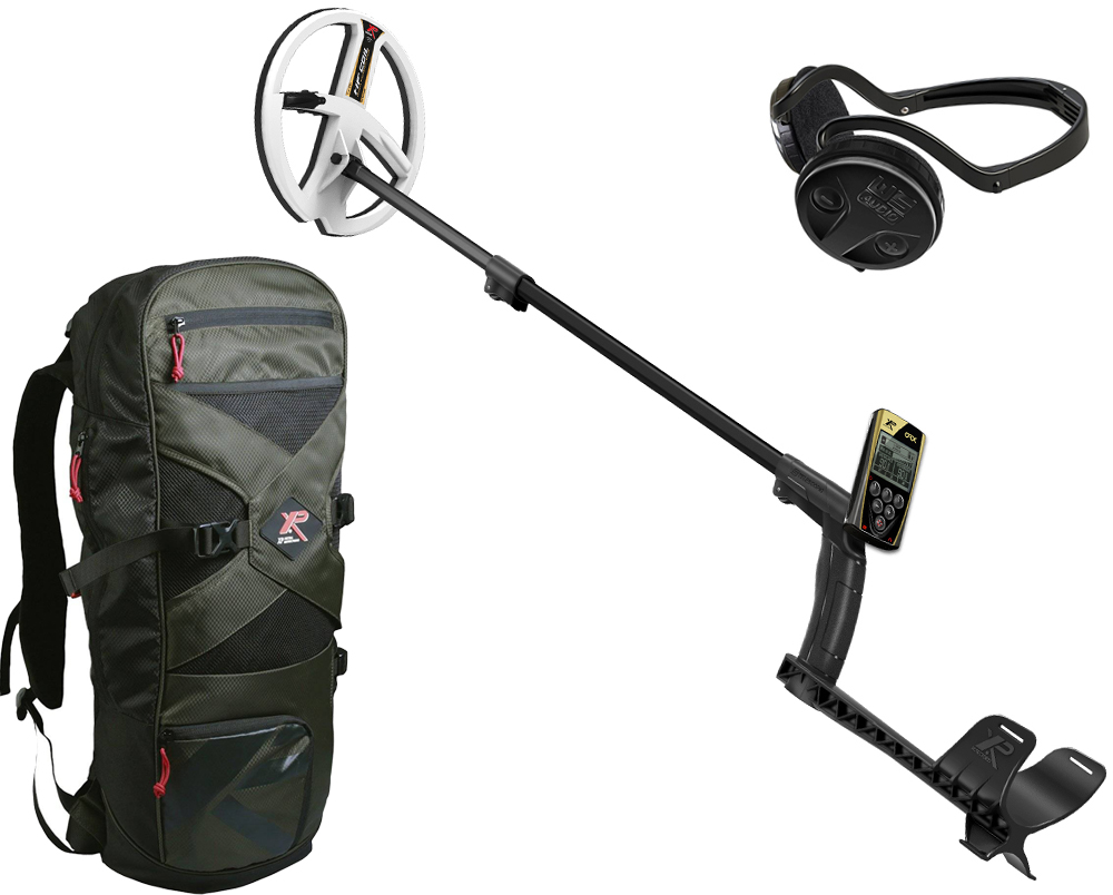 XP ORX 22 HF metaaldetector met WSA hoofdtelefoon met gratis rugtas