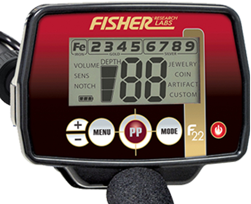 Fisher F22 metaaldetector