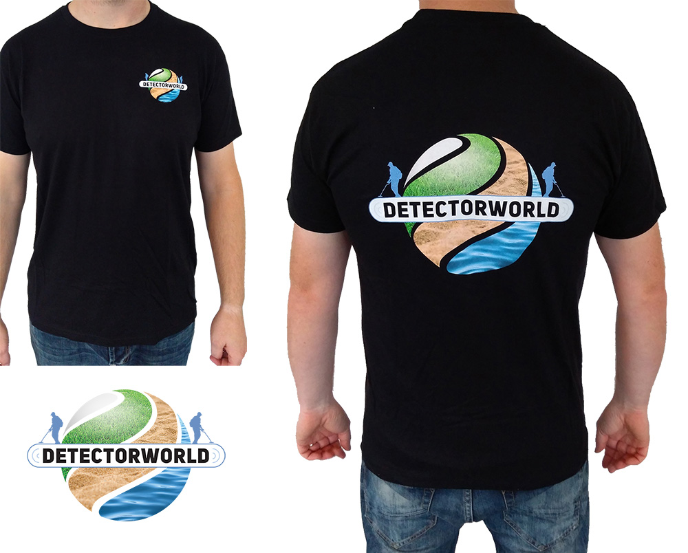 Detectorworld T-Shirt zwart L