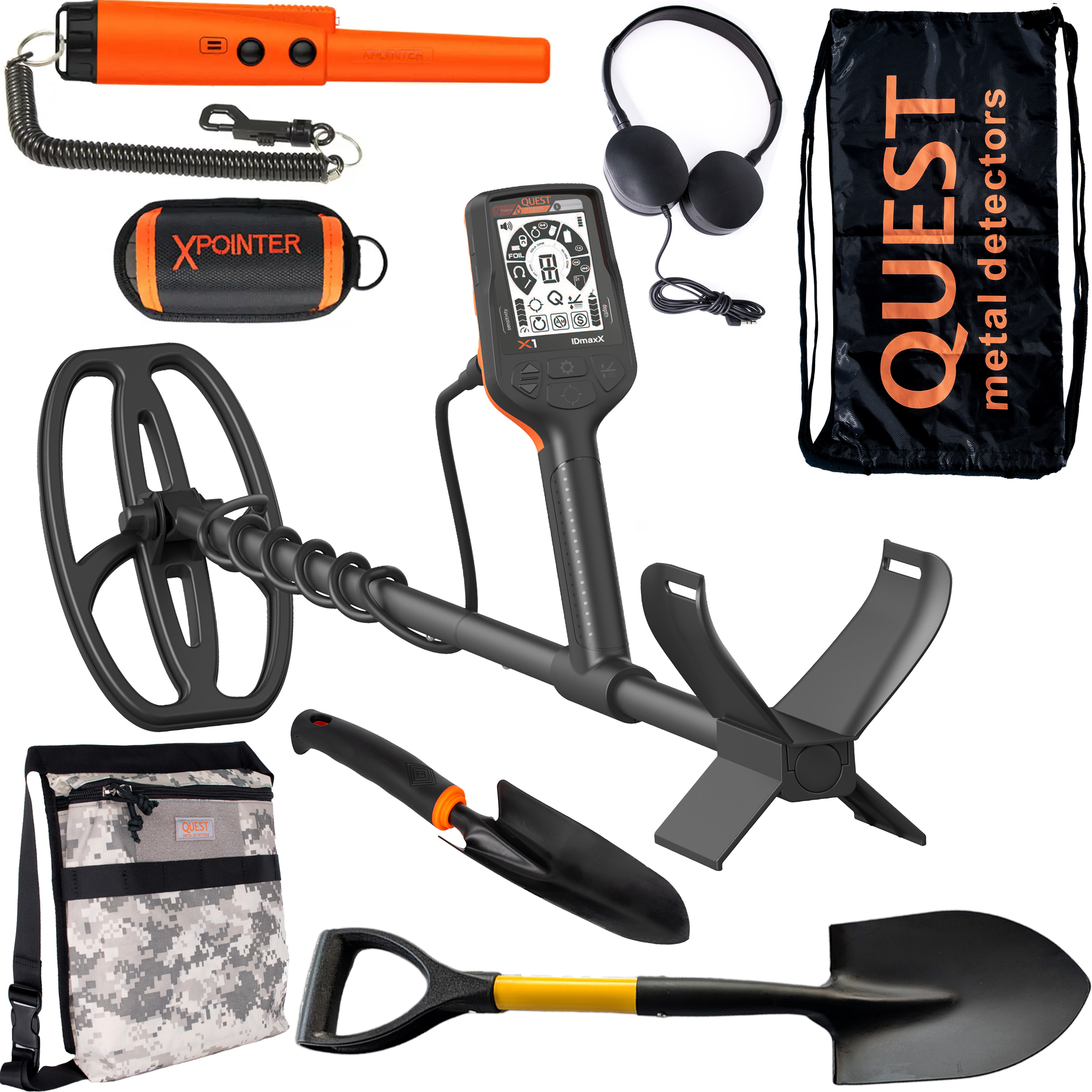 Quest X1 IDmaxX metaaldetector starterpakket