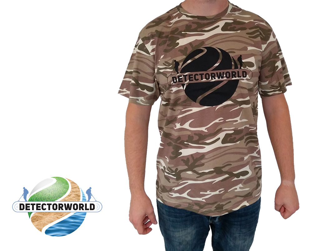 Detectorworld T-Shirt camo XL
