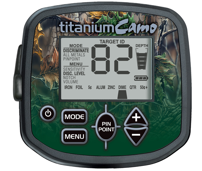 Bounty Hunter Titanium metaaldetector + pinpointer + vondstenborstel + hoofdtelefoon
