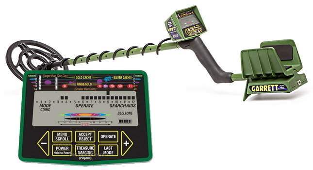 Garrett GTI 1500 metaaldetector gebruikt