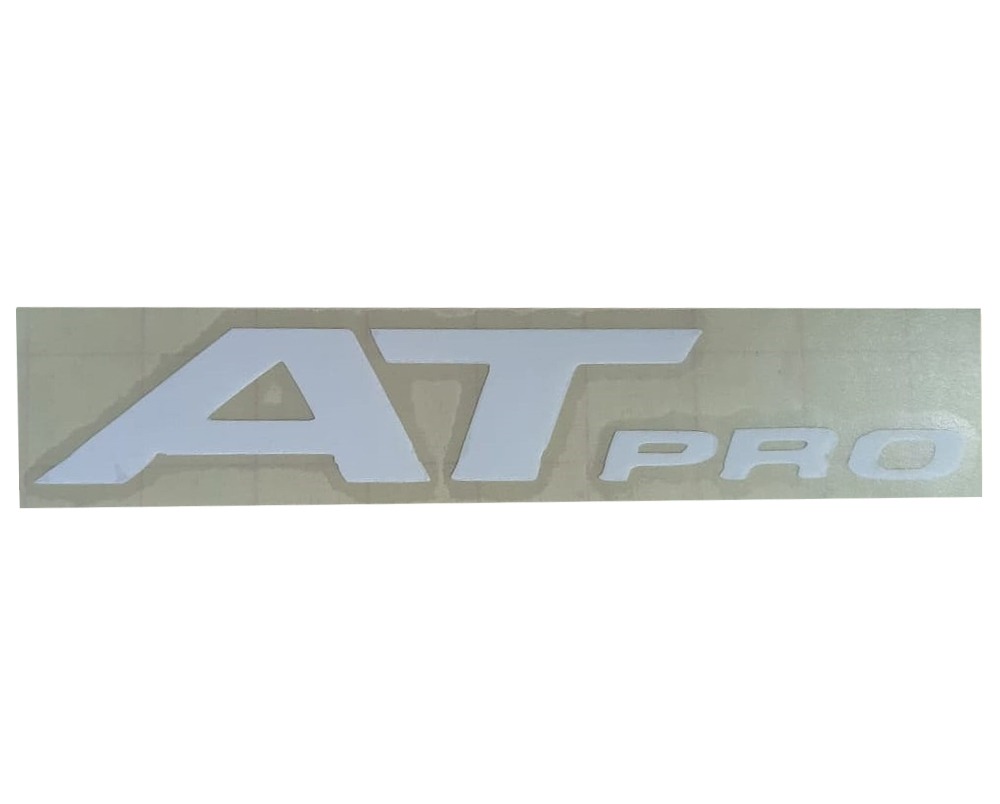 Steel sticker AT PRO