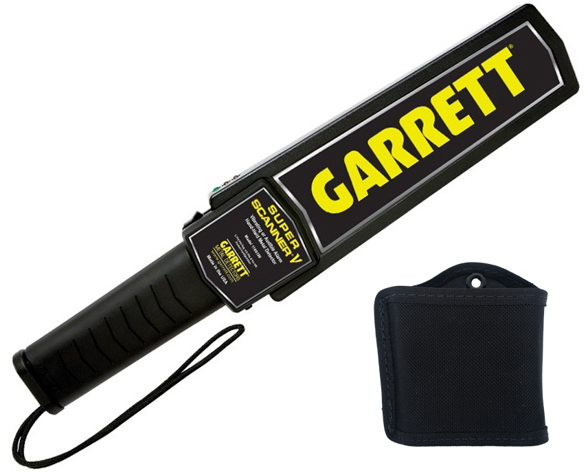 Garrett Superscanner V handscanner met holster