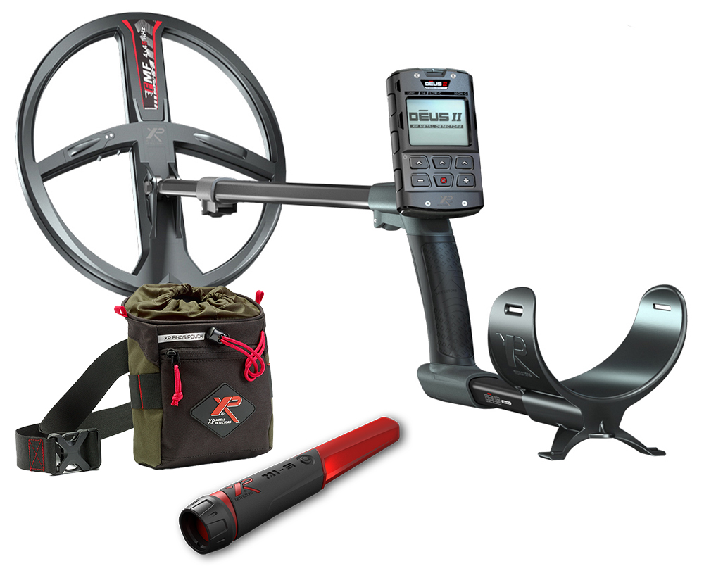 XP DEUS 2 FMF 34 RC metaaldetector met MI-6 pinpointer