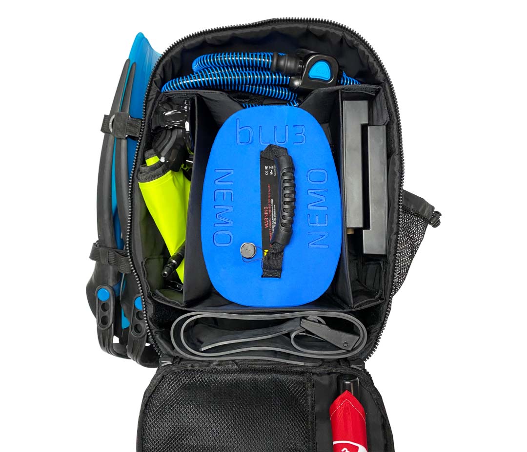Nemo Blu3 duikcompressor met boot