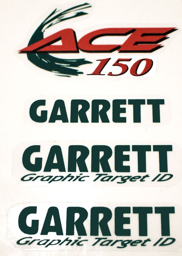 Garrett Ace 150 stickers