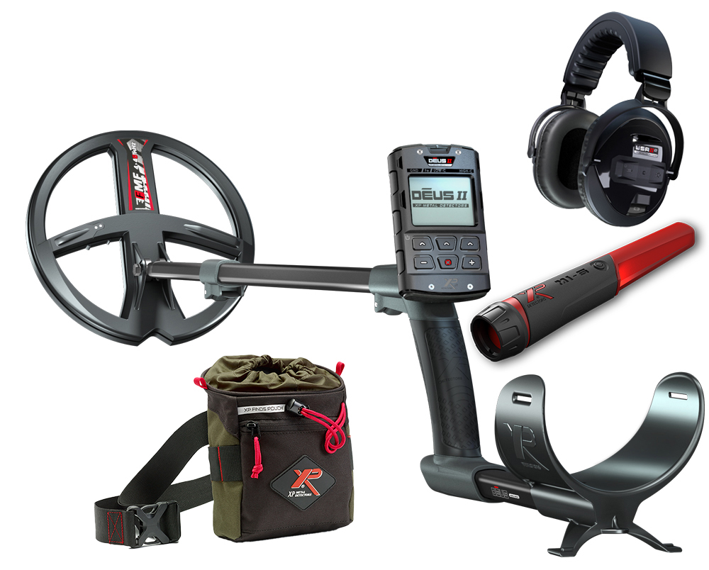 XP DEUS 2 FMF 22 RC WSA 2 XL metaaldetector met MI-6 pinpointer